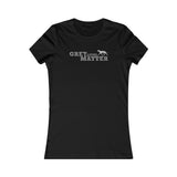 Greyhound Rescue T-Shirt with Grey Lives Matter Logo - Grey Lives Matter Shop