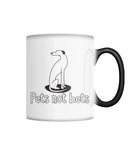 Pets Not Bets Sitting Greyhound Color Changing Mug - Grey Lives Matter Shop