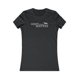 Greyhound Rescue T-Shirt with Grey Lives Matter Logo - Grey Lives Matter Shop