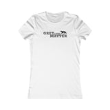 Greyhound Rescue T-Shirt with Grey Lives Matter Logo - Grey Lives Matter Shop