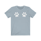 UNISEX Paw Print T-Shirt - Grey Lives Matter Shop