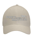 Grey Lives Matter Custom Embroidered Velcro Back Hat - Grey Lives Matter Shop