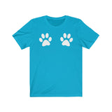 UNISEX Paw Print T-Shirt - Grey Lives Matter Shop