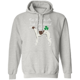 Kiss Me Irish Greyhound Mom Pullover Hoodie 8 oz. St. Patricks day Special WHTXT - Grey Lives Matter Shop