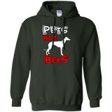 Pets Not Bets Red and White Pullover Hoodie - Grey Lives Matter Shop