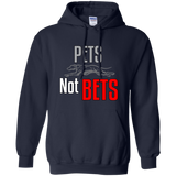 Pets Not Bets Running Greyhound Pullover Hoodie - Grey Lives Matter Shop