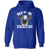 Boop Me I'm Irish Pullover Hoodie 8 oz. St. Patricks day Special - WHTXT - Grey Lives Matter Shop