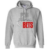 Pets Not Bets Running Greyhound Pullover Hoodie - Grey Lives Matter Shop