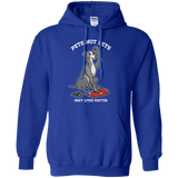 Pets Not Bets Ex-Racer Pullover Hoodie - Grey Lives Matter Shop