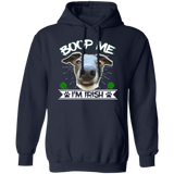 Boop Me I'm Irish Pullover Hoodie 8 oz. St. Patricks day Special - WHTXT - Grey Lives Matter Shop