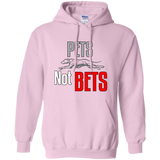 Pets Not Bets Running Greyhound Pullover Hoodie - Grey Lives Matter Shop