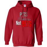 Pets Not Bets Running Greyhound Pullover Hoodie - Grey Lives Matter Shop