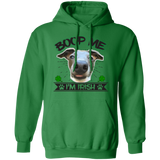 Boop Me I'm Irish Pullover Hoodie 8 oz. St. Patricks day Special BLTXT - Grey Lives Matter Shop