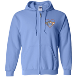 Greyhound Love Heart Custom Embroidered Zip Hoodie - Grey Lives Matter Shop