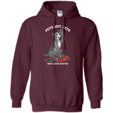 Pets Not Bets Ex-Racer Pullover Hoodie - Grey Lives Matter Shop