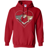 Greyhound Love Heart Pullover Hoodie - Large Heart - Grey Lives Matter Shop