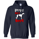 Pets Not Bets Red and White Pullover Hoodie - Grey Lives Matter Shop