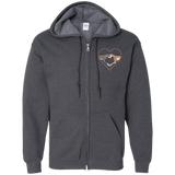 Greyhound Love Heart Custom Embroidered Zip Hoodie - Grey Lives Matter Shop