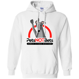 Pets Not Bets Red Arch Pullover Hoodie - Grey Lives Matter Shop