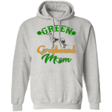 Green Greyhound Mom Pullover Hoodie 8 oz. St. Patricks Day Special - GRNTXT - Grey Lives Matter Shop