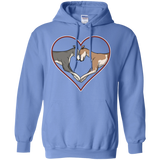 Greyhound Love Heart Pullover Hoodie - Large Heart - Grey Lives Matter Shop