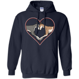 Greyhound Love Heart Pullover Hoodie - Large Heart - Grey Lives Matter Shop