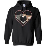 Greyhound Love Heart Pullover Hoodie - Large Heart - Grey Lives Matter Shop