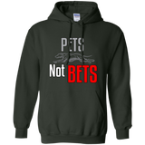 Pets Not Bets Running Greyhound Pullover Hoodie - Grey Lives Matter Shop