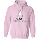 Pets Not Bets Sitting White Greyhound Pullover Hoodie - Grey Lives Matter Shop
