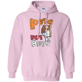 Pets Not Bets Cartoon Pullover Hoodie - Grey Lives Matter Shop