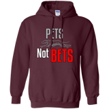 Pets Not Bets Running Greyhound Pullover Hoodie - Grey Lives Matter Shop