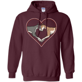 Greyhound Love Heart Pullover Hoodie - Large Heart - Grey Lives Matter Shop