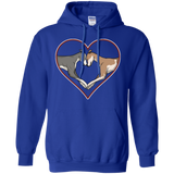 Greyhound Love Heart Pullover Hoodie - Large Heart - Grey Lives Matter Shop