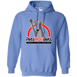 Pets Not Bets Red Arch Pullover Hoodie - Grey Lives Matter Shop