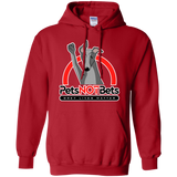 Pets Not Bets Red Arch Pullover Hoodie - Grey Lives Matter Shop