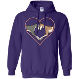 Greyhound Love Heart Pullover Hoodie - Large Heart - Grey Lives Matter Shop