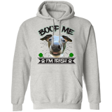 Boop Me I'm Irish Pullover Hoodie 8 oz. St. Patricks day Special BLTXT - Grey Lives Matter Shop