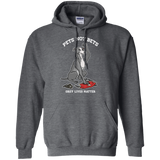 Pets Not Bets Ex-Racer Pullover Hoodie - Grey Lives Matter Shop