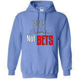 Pets Not Bets Running Greyhound Pullover Hoodie - Grey Lives Matter Shop
