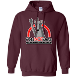 Pets Not Bets Red Arch Pullover Hoodie - Grey Lives Matter Shop