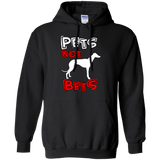 Pets Not Bets Red and White Pullover Hoodie - Grey Lives Matter Shop