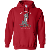 Pets Not Bets Ex-Racer Pullover Hoodie - Grey Lives Matter Shop