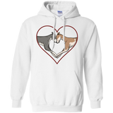 Greyhound Love Heart Pullover Hoodie - Large Heart - Grey Lives Matter Shop