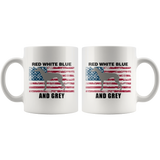 American Greyhound 11oz Mug - Grey Lives Matter Shop