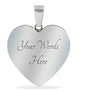 Luxury Greyhound Love Heart Necklace With Engraving Option - Grey Lives Matter Shop