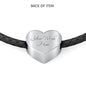 Luxury Greyhound Love Heart Braided Bracelet - Grey Lives Matter Shop