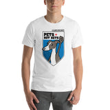 Pets Not Bets Shield - Short-Sleeve Unisex T-Shirt - Grey Lives Matter Shop
