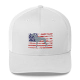 American Greyhound Custom Embroidered Trucker Cap - Grey Lives Matter Shop