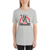 Pets Not Bets Red Arch - Short-Sleeve Unisex T-Shirt - Grey Lives Matter Shop
