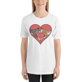 Greyhound Love Heart Short-Sleeve Unisex T-Shirt, PCH - Grey Lives Matter Shop